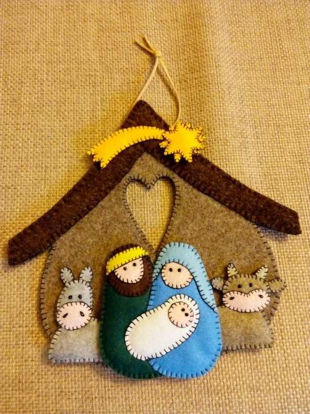 Felt Nativity Scene