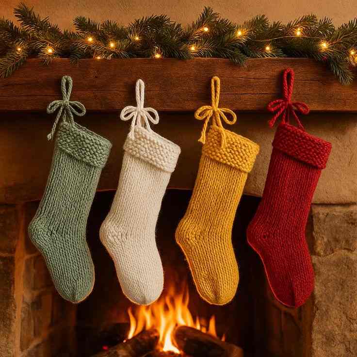 Knitted Cozy Stockings