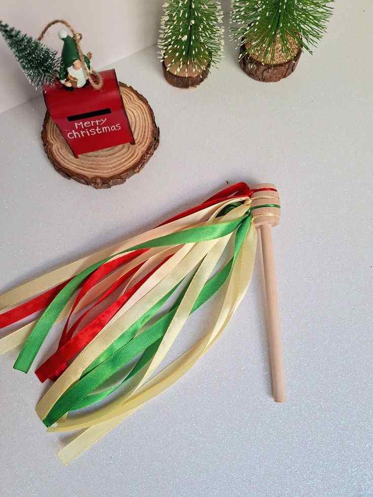 Holiday Ribbon Wand for Play & Display