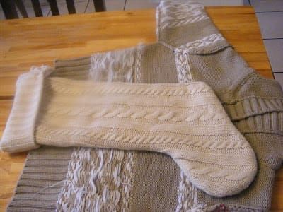 Reused Sweater Stockings