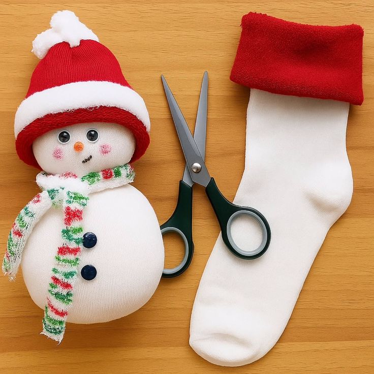 Sock Snowmen