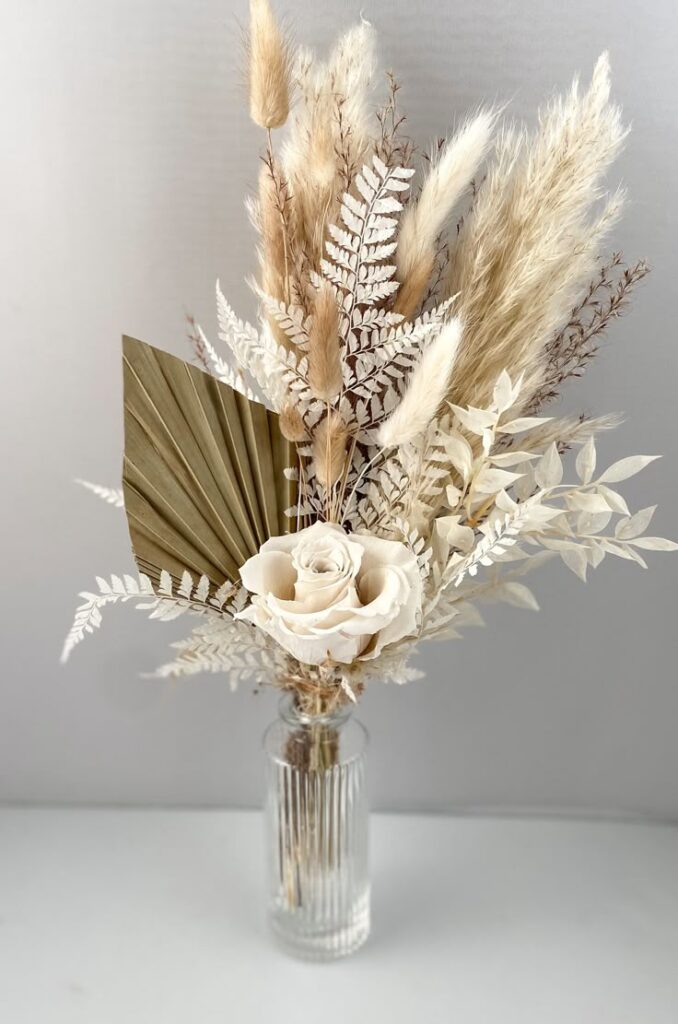 Minimalist Dried Floral Centerpiece