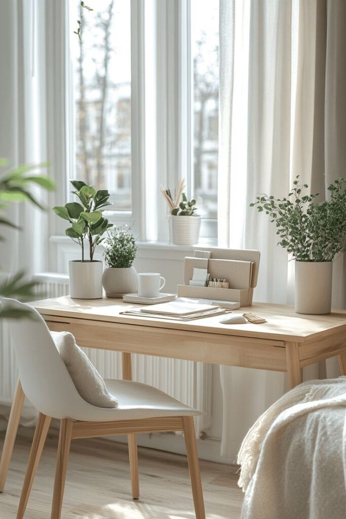 Minimal Desk Reset with Calm Neutrals