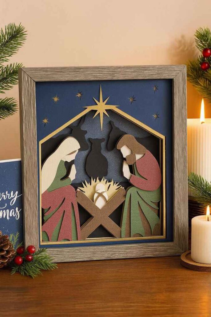 Nativity Shadow Box