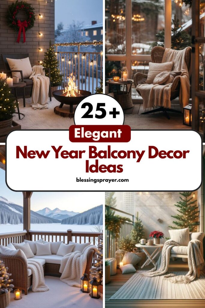 New Year Balcony Decor Ideas