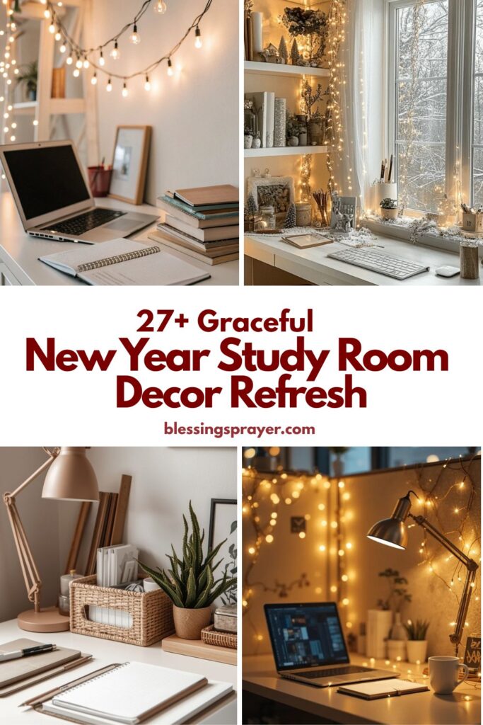 New Year Study Room Decor Refresh