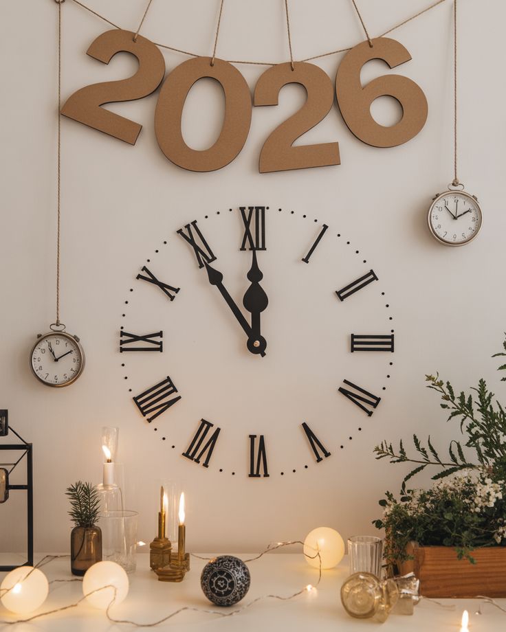 New Year Countdown Corner