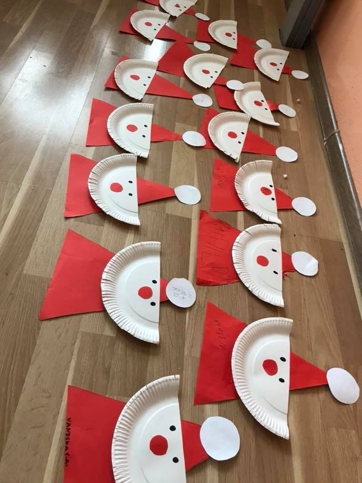 Paper Plate Santa Craft