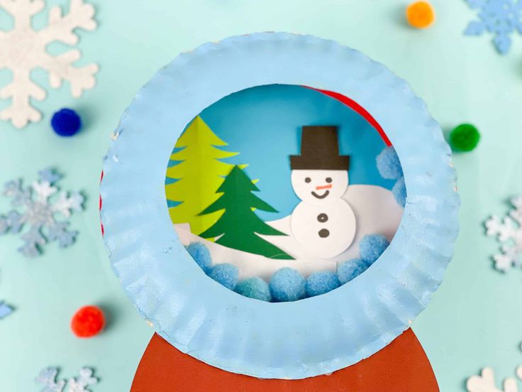 Paper Snow Globe Craft
