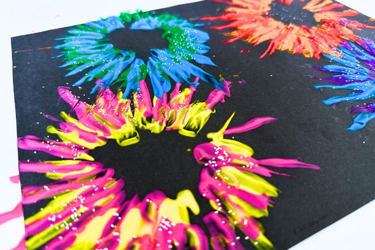 DIY Firework Art