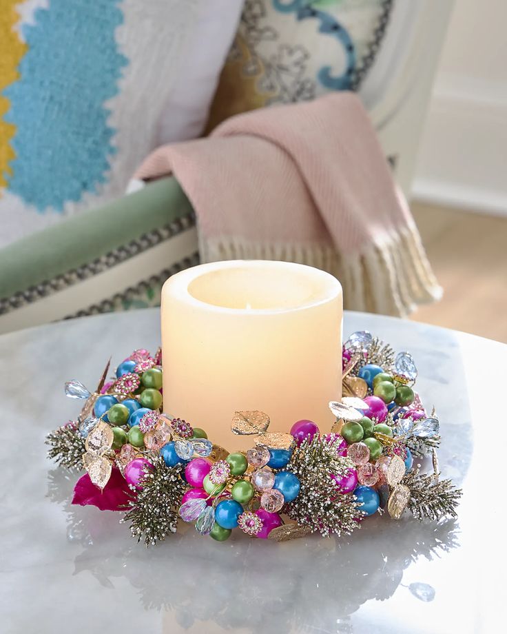 Coral-Inspired Candle Rings