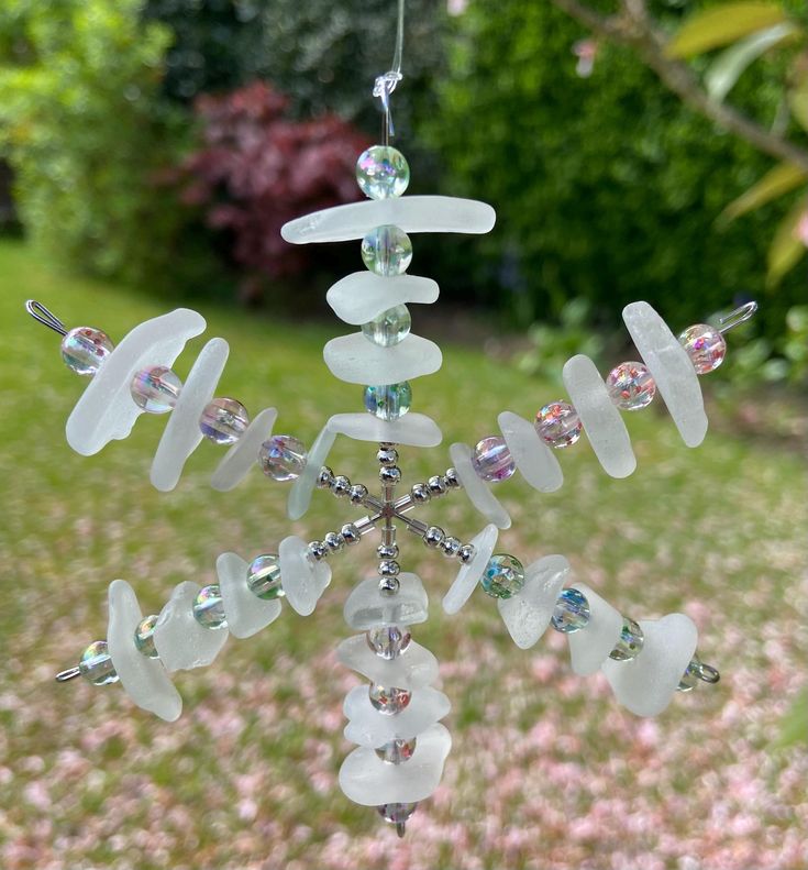 Sea Glass Snowflakes