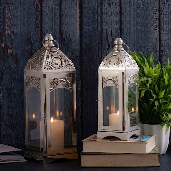 Metallic Candle Lanterns