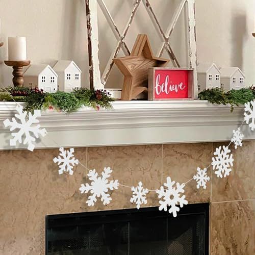 Snowflake Cutout Banner