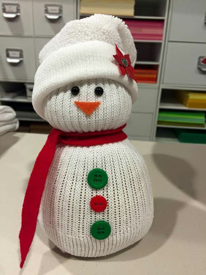 Sock Snowmen