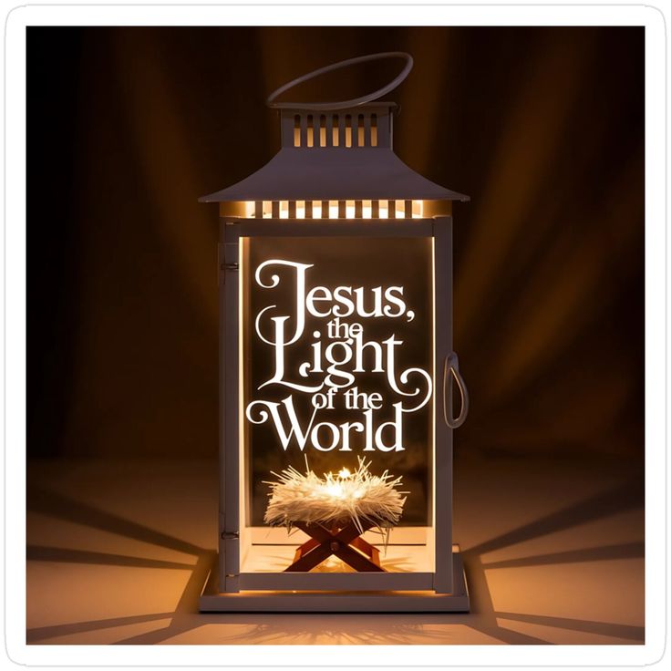 Soft Scripture Lantern Glow