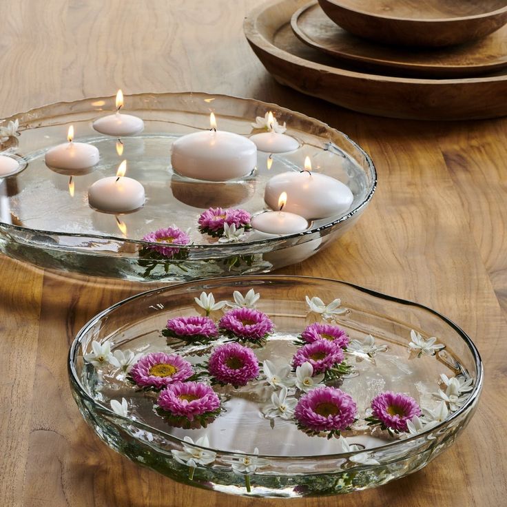 Floating Candle Bowls