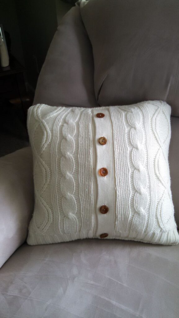 Upcycled Sweater Pillow Covers