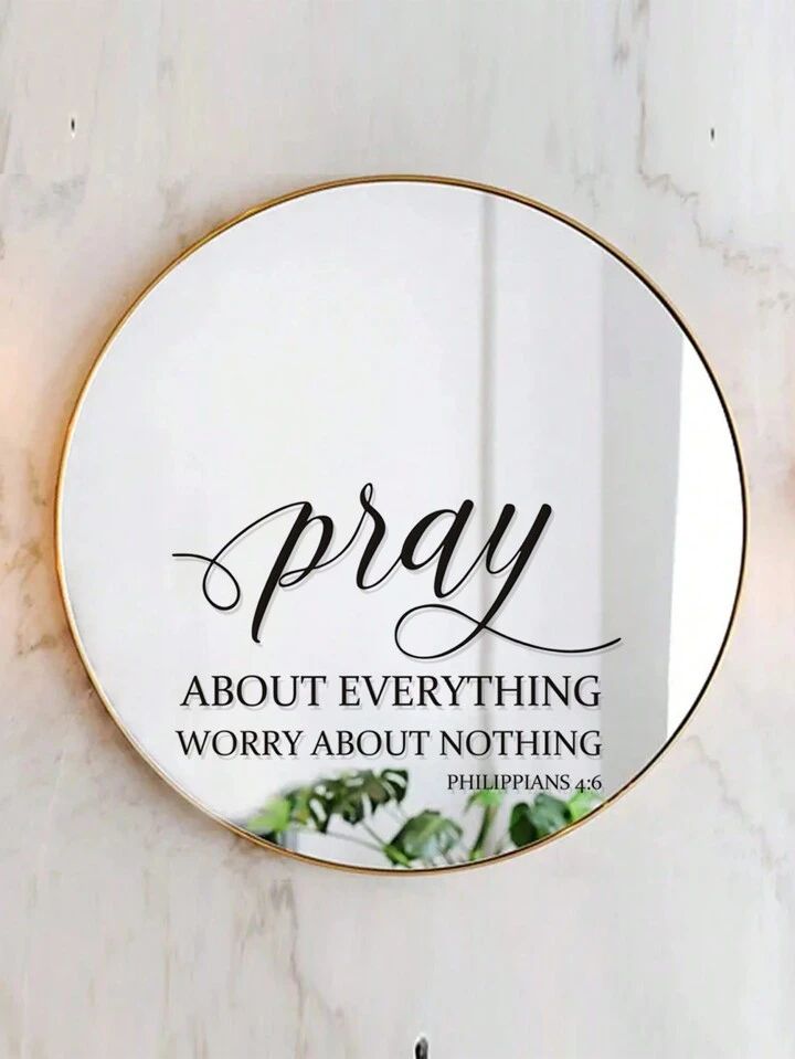 Scripture-Framed Mirror