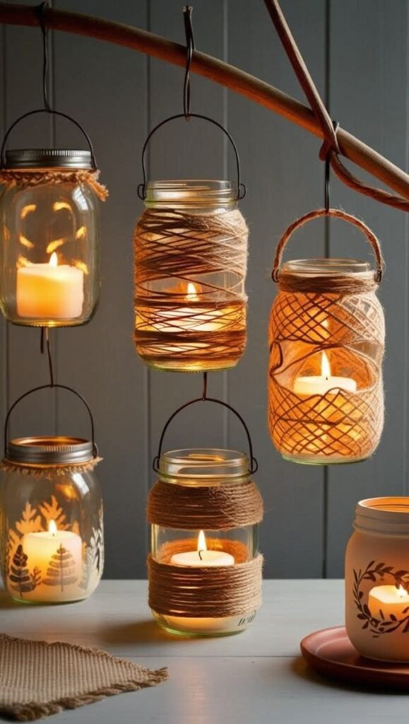 Recycled Jar Lanterns