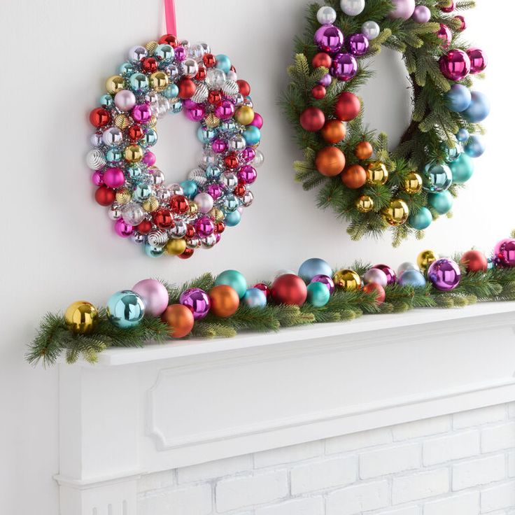 Rainbow Ornament Garland