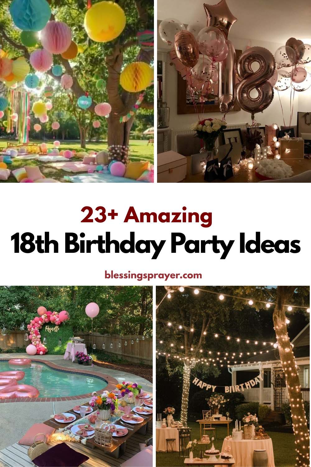 23+ Amazing 18th Birthday Party Ideas † ️️ Daily Blessings Prayer ️ — free download