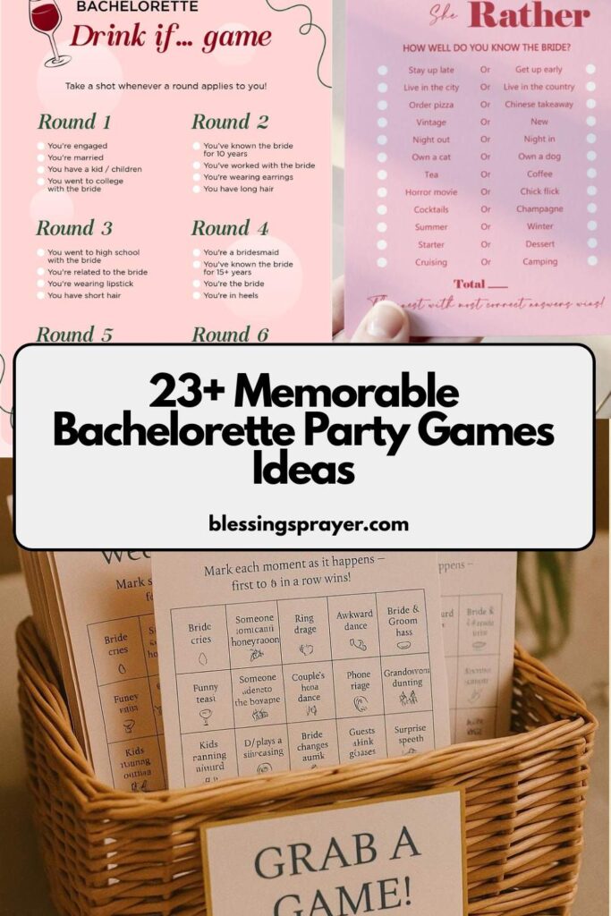 Bachelorette Party Games Ideas