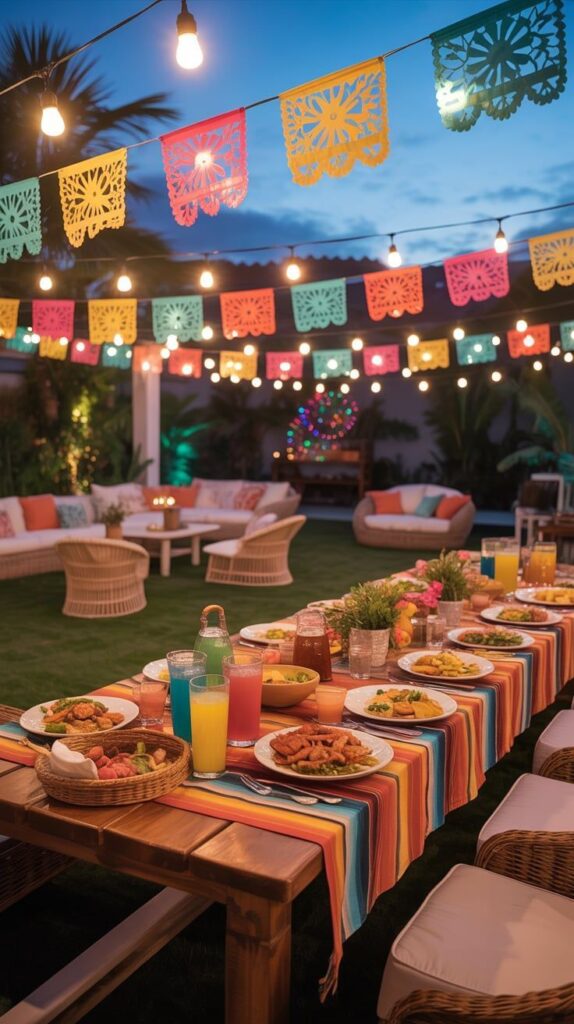 Backyard Cultural Theme Party