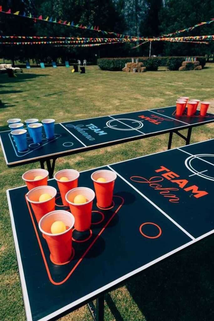 Backyard Game Night Celebration