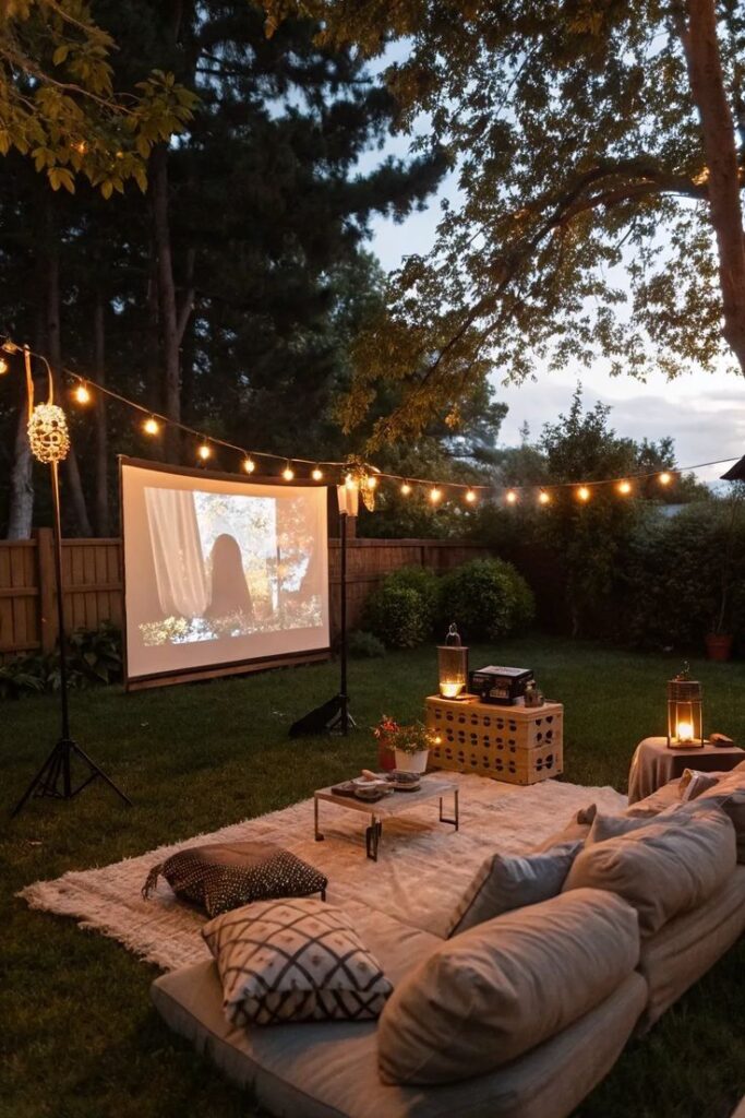 Backyard Movie Night