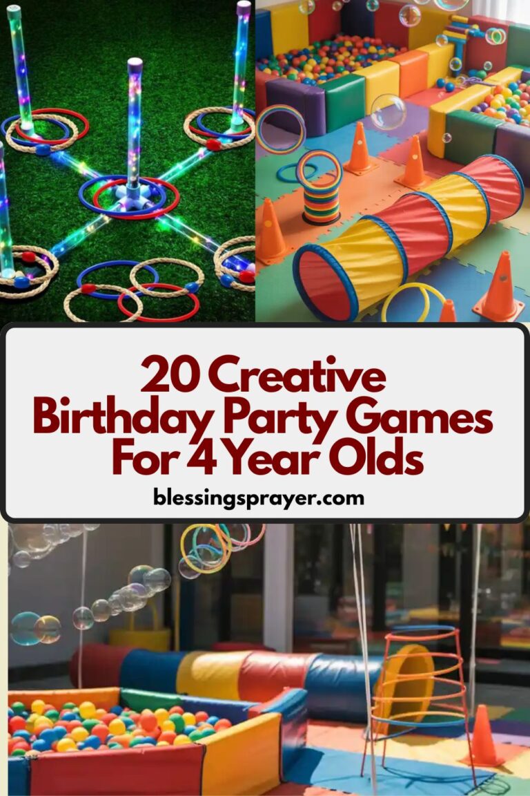 20 Creative Birthday Party Games For 4 Year Olds - † ️️ Daily Blessings