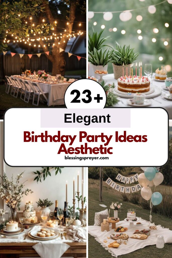 Birthday Party Ideas Aesthetic