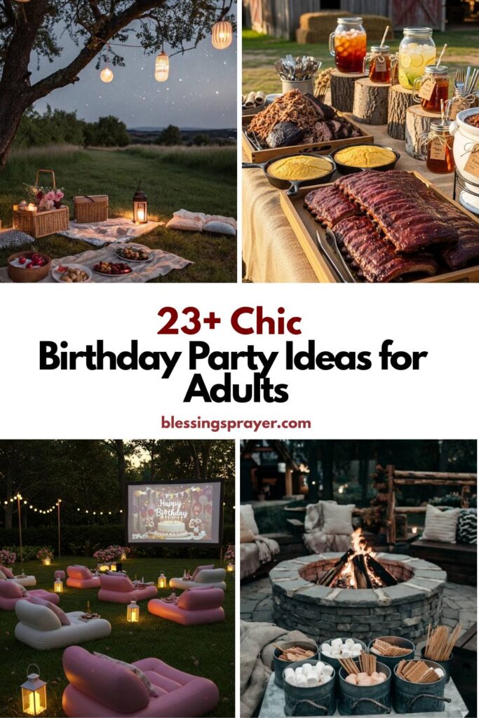 Birthday Party Ideas for Adults