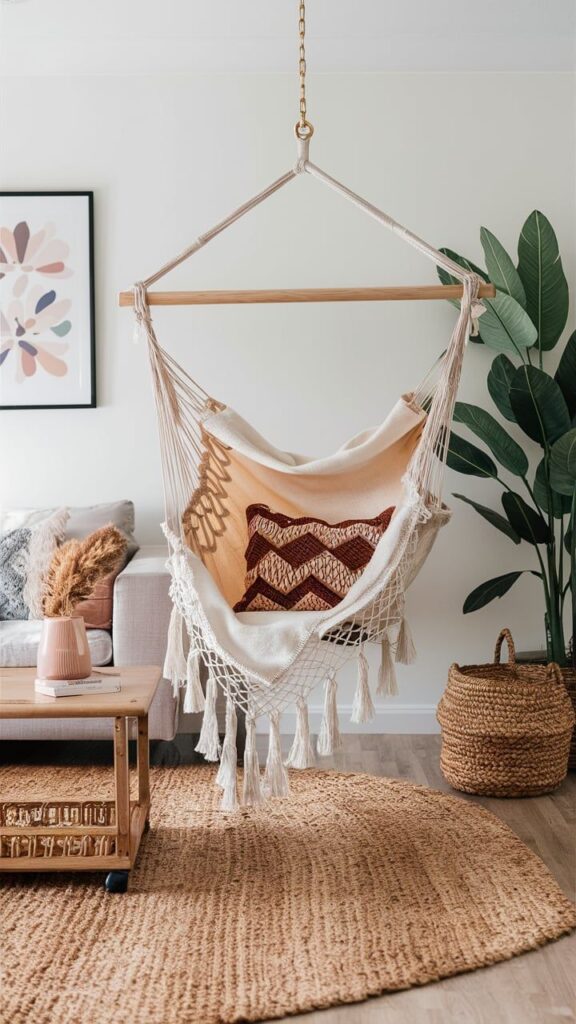 Boho Lounge Hammock Corner
