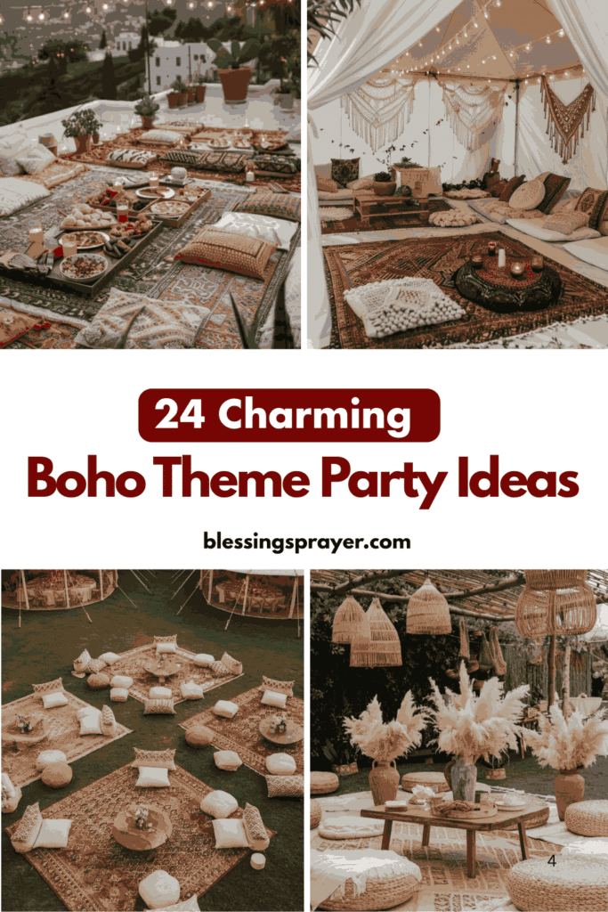 Boho Theme Party Ideas