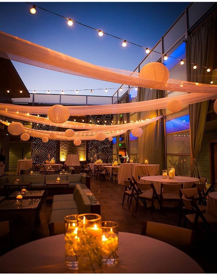 Candlelit Rooftop Celebration