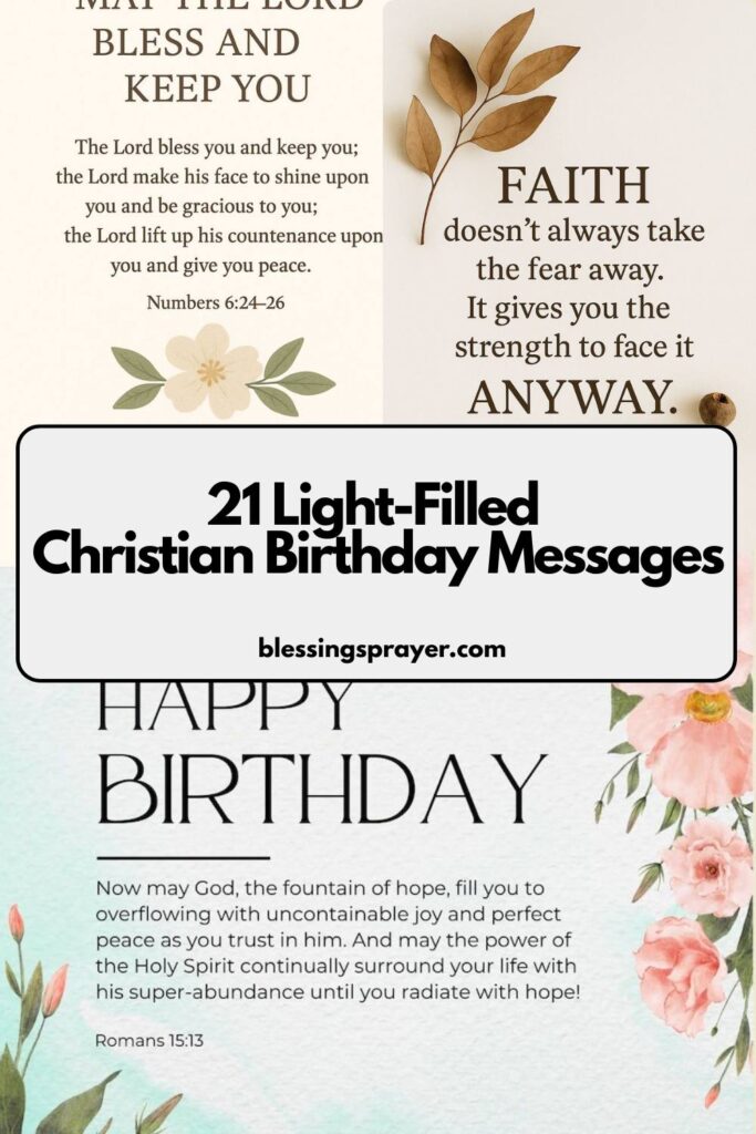 Christian Birthday Messages