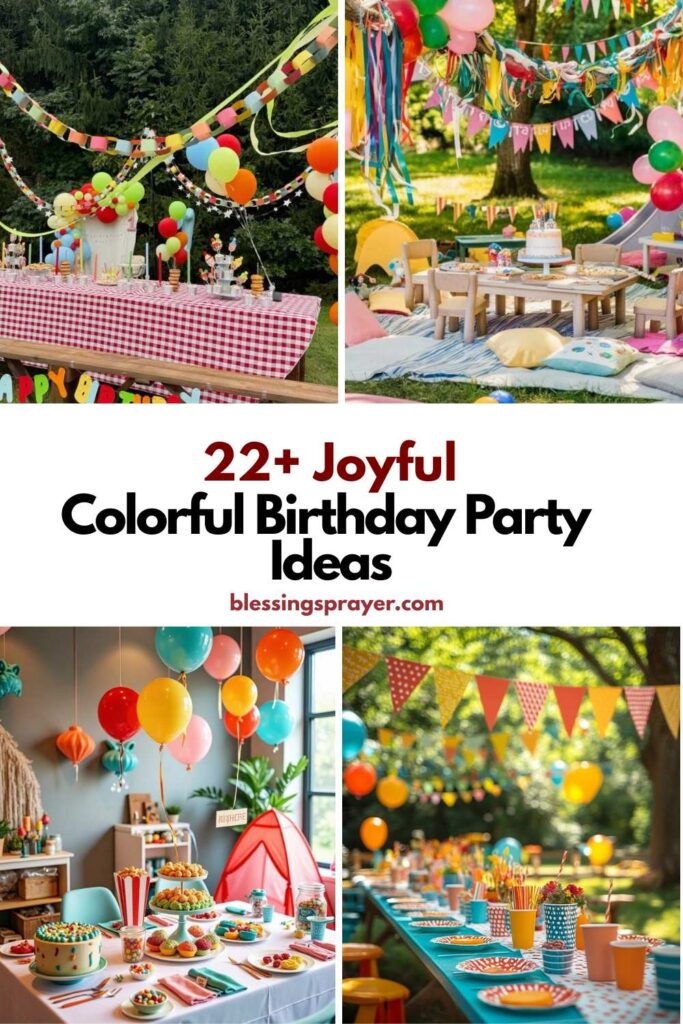 Colorful Birthday Party Ideas