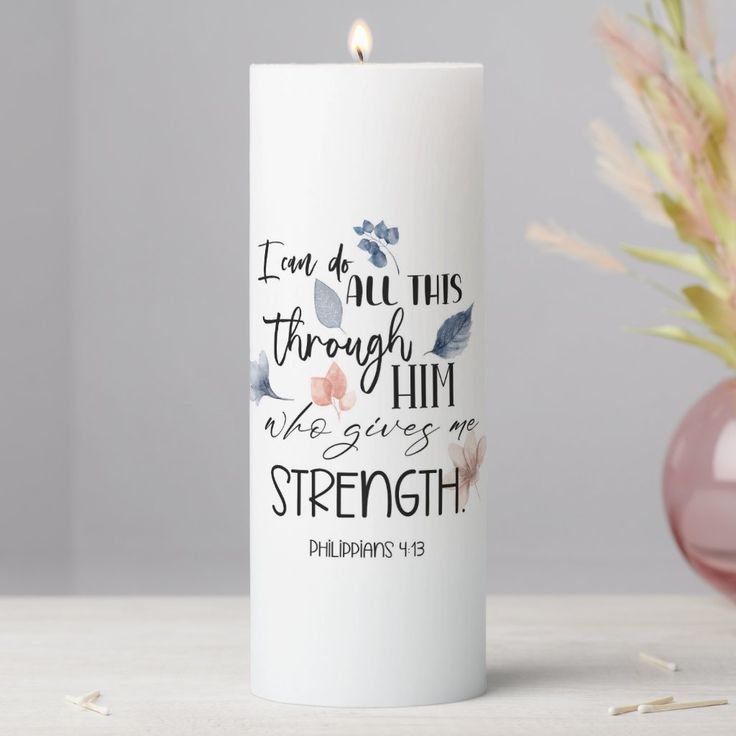 Contemporary Scripture Candle Holders