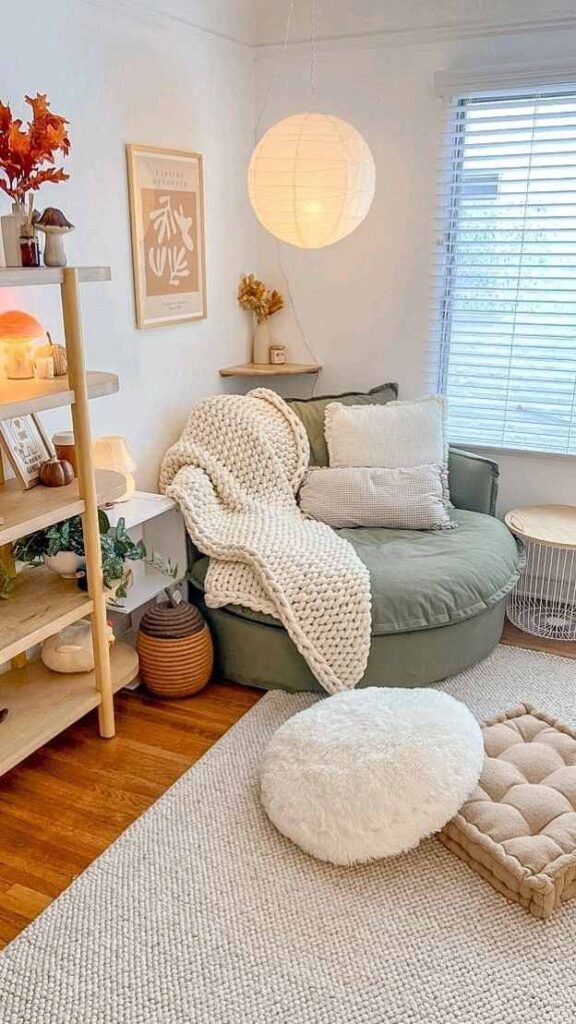 Cozy Layered Corner Rug Moment