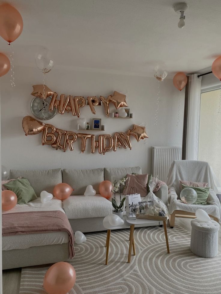 Cozy Living Room Celebration