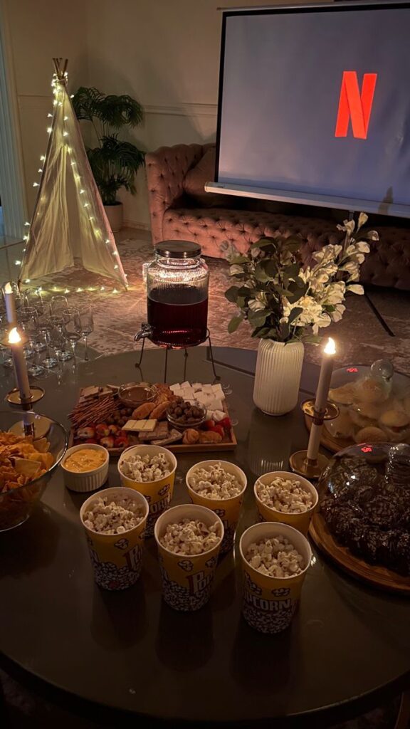 Cozy Movie Night Party