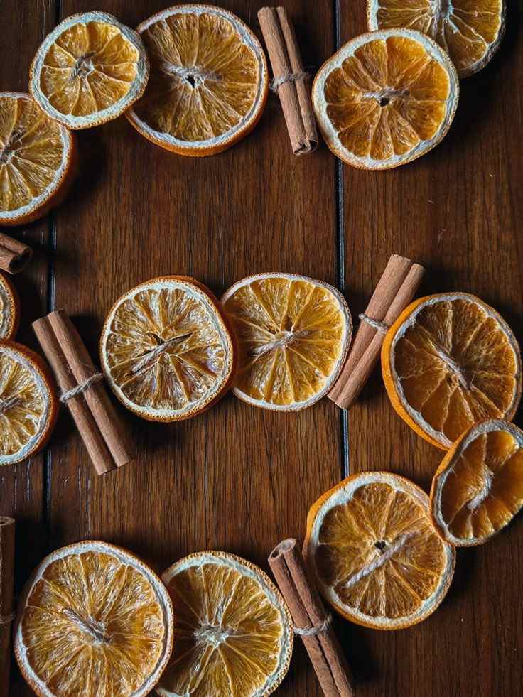 DIY Cinnamon Orange Garland