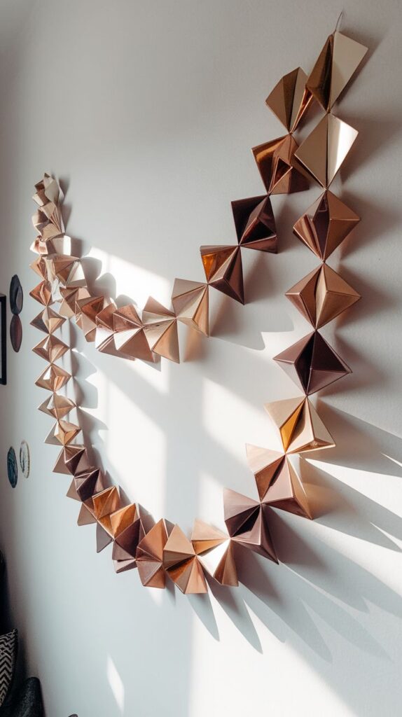 DIY Paper Garland Wall