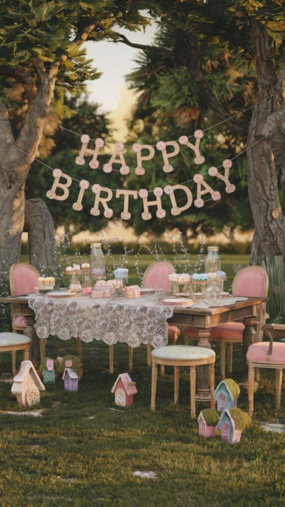 Enchanted Fairy Garden Birthday