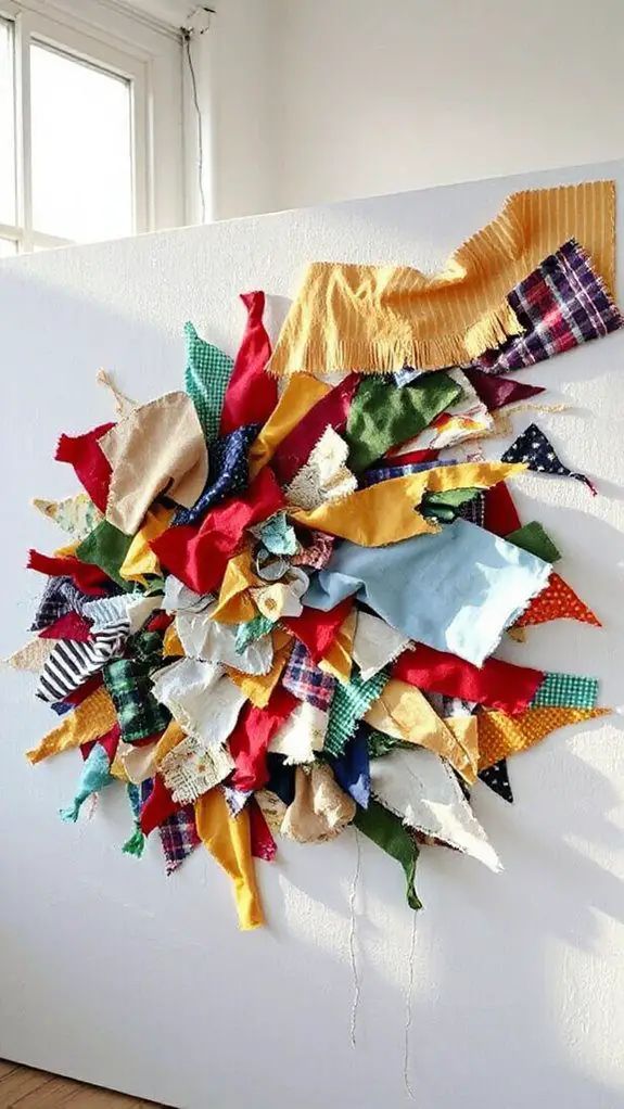 Fabric Scrap Patchwork Backdrop