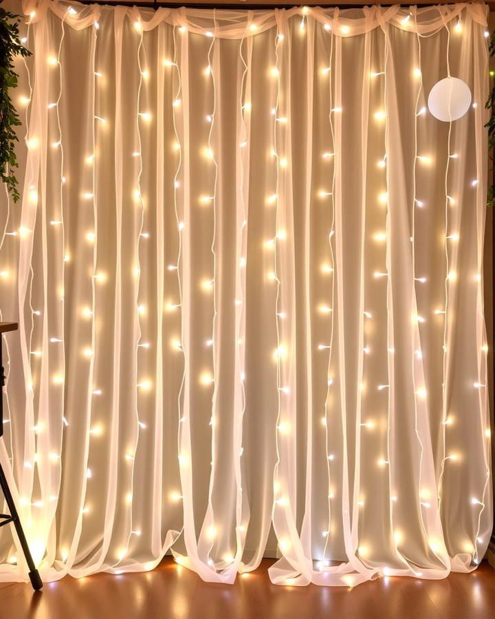 Fairy Light Curtain Backdrop