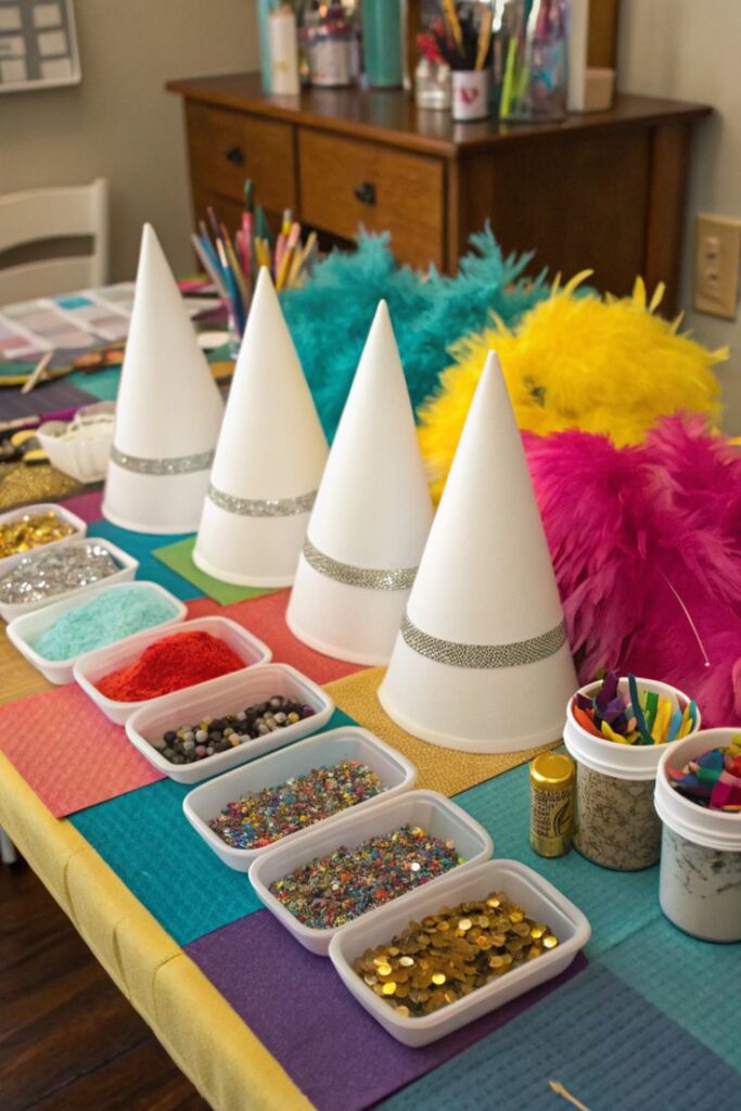 Unicorn Hat Decorating Party