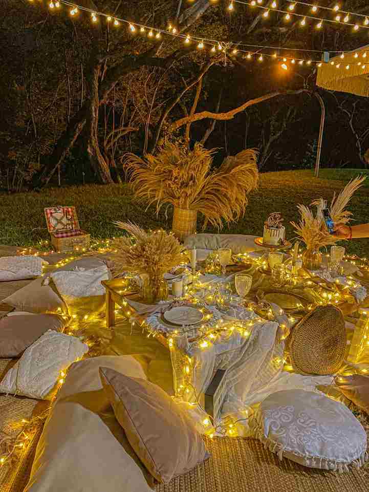Golden Glow Anniversary Boho Party