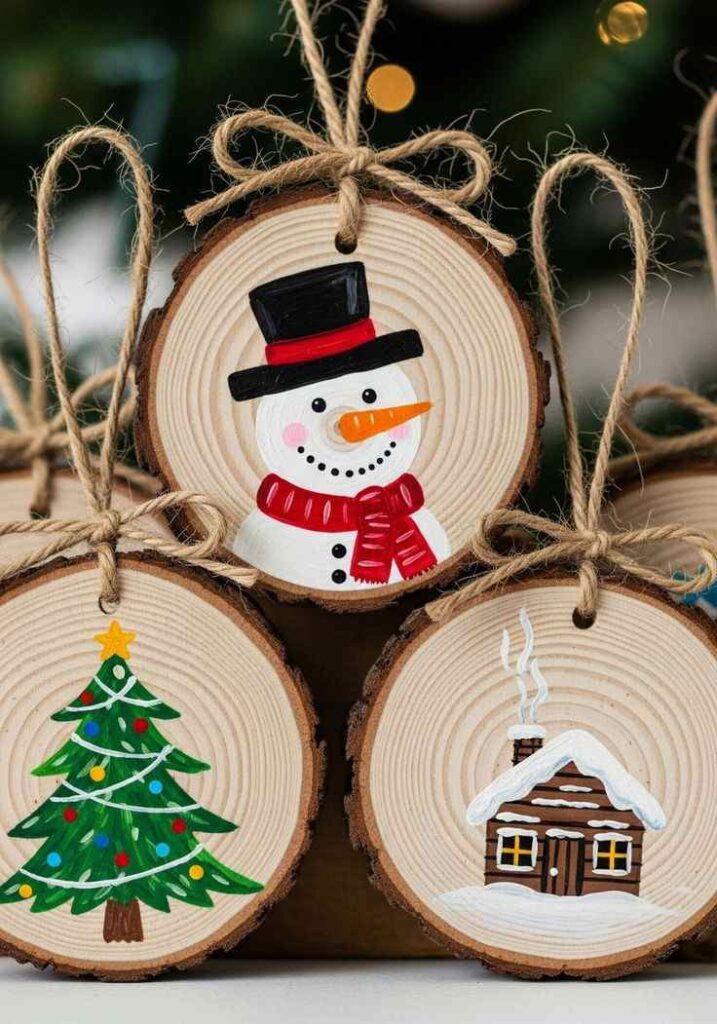 Hand-Painted Christmas Ornaments